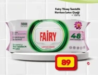 Fairy Yüzey Temizlik Havlusu Lotus Çiçeği 100 Adet