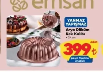 Emsan Arya Döküm Kek Kalıbı 24 Cm