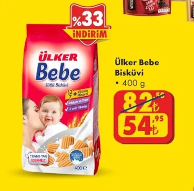 Ülker Bebe Bisküvi 400 G