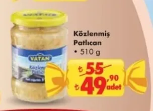 Vatan Közlenmiş Patlıcan 510 G