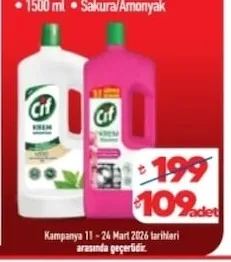 Cif Krem 1500 Ml