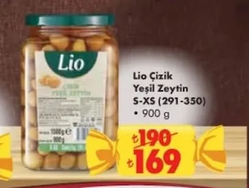 Lio Çizik Yeşil Zeytin S-Xs (291-350) 900 G