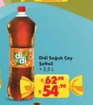 Didi Soğuk Çay Şeftali 2.5 L
