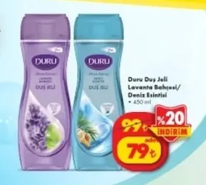 Duru Duş Jeli Lavanta Bahçesi/Deniz Esintisi 450 Ml
