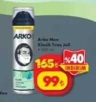 Arko Men Klasik Tıraş Jeli 200 Ml