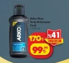Arko Men Tıraş Kolonyası Cool 255 Ml