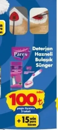 Deterjan Hazneli Bulaşık Sünger