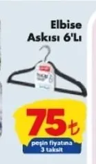Elbise Askısı 6'Lı