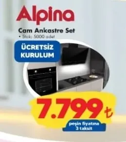 Alpina Cam Ankastre Set