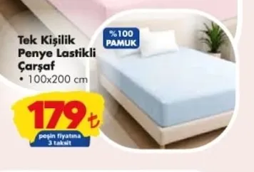 Tek Kişilik Penye Lastikli Çarşaf