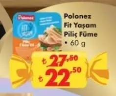 Polonez Fit Yaşam Piliç Füme 60 G