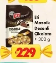 Eti Mozaik Desenli Çikolata 300 G
