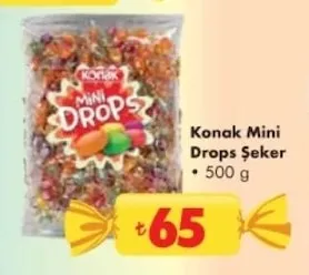 Konak Mini Drops Şeker 500 G