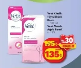 Veet Klasik Tüy Dökücü Krem