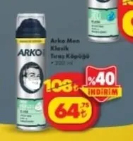 Arko Men Klasik Tıraş Köpüğü 200 Ml