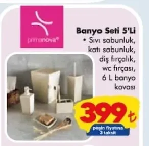 Banyo Seti 5'Li