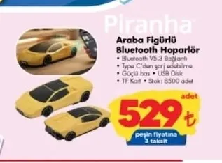 Araba Figürlü Bluetooth Hoparlör