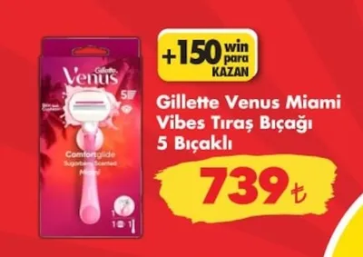 Gillette Venus Miami Vibes Tıraş Bıçağı 5 Bıçaklı