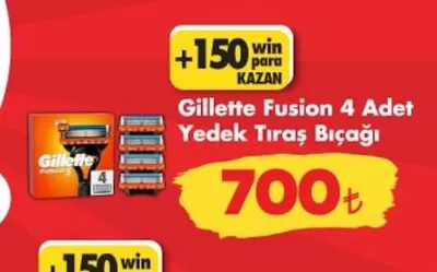 Gillette Fusion 4 Adet Yedek Tıraş Bıçağı