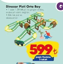 Dinozor Pisti Orta Boy