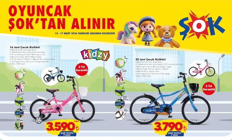 16 Jant Çocuk Bisikleti