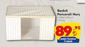 Baskılı Pencereli Hurç