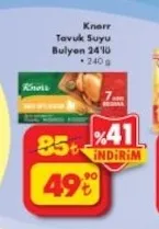 Knorr Tavuk Suyu Bulyon 24'Lü 240 G