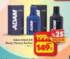 Adam Erkek Edt Black/Victory Parfüm 55 Ml