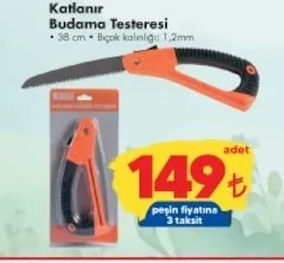 Katlanır Budama Testeresi