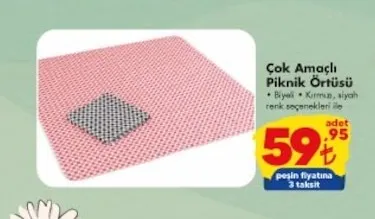 Çok Amaçlı Piknik Örtüsü