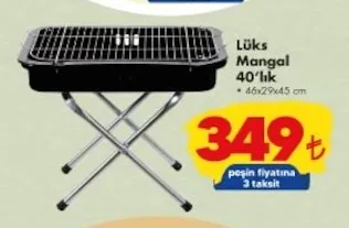 Lüks Mangal 40'Lık