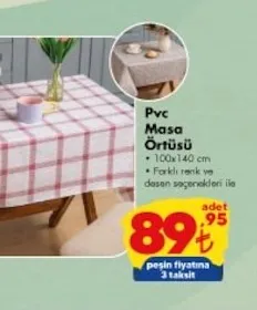 Pvc Masa Örtüsü