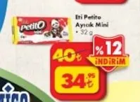 Eti Petito Ayıcık Mini 32G