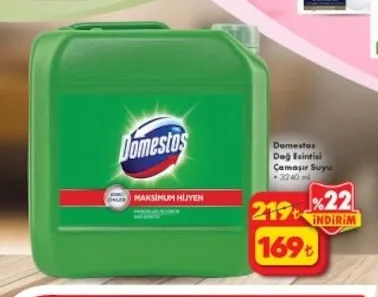 Domestos Dağ Esintisi Çamaşır Suyu 3240 Ml