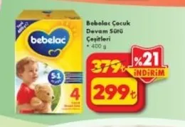 Bebelac Çocuk Devam Sütü 400 G