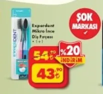 Experdent Mikro İnce Diş Fırçası 1+1