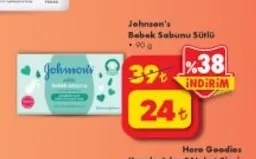 Johnson'S Bebek Sabunu Sütlü 90 G