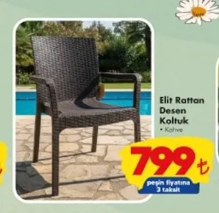 Elit Rattan Desen Koltuk