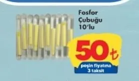 Fosfor Çubuğu 10'Lu