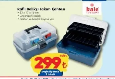 Raflı Balıkçı Takım Çantası