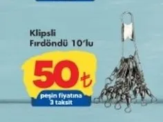 Klipsli Fırdöndü 10'Lu