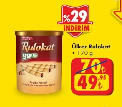 Ülker Rulokat 170 G
