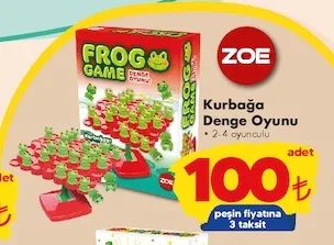 Zoe Kurbağa Denge Oyunu