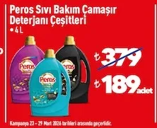 Peros Sıvı Bakım Çamaşır Deterjanı Çeşitleri 4 L