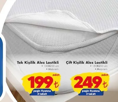 Tek Kişilik Alez Lastikli 100X200 Cm