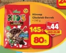 Hünnap Çikolatalı Gevrek 240 G