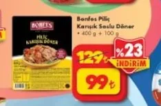 Bonfes Piliç Karışık Soslu Döner 400 G + 100 G