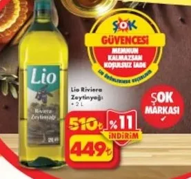 Lio Riviera Zeytinyağı +2 L