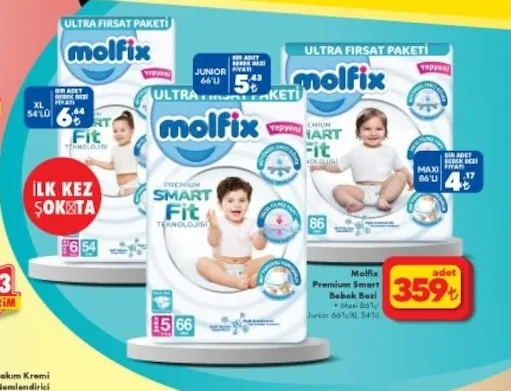 Molfix Premium Smart Bebek Bezi
