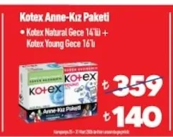 Kotex Anne-Kız Paketi